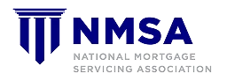 Logo of the National Mortgage Servicing Association featuring blue stylized pillars and text.